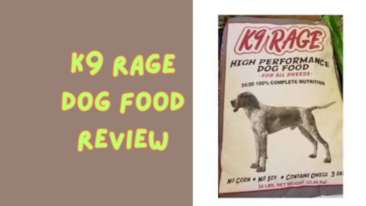 K9 Rage Dog Food